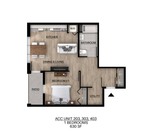 7 Maple [1 Bedroom - Accessible]