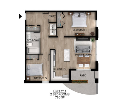 7 Maple  [2 Bedroom Premium]