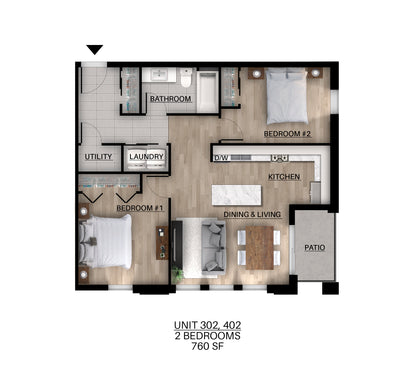 7 Maple [2 Bedroom - Premium]