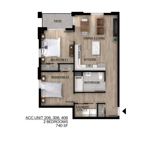 7 Maple [2 Bedroom - Accessible]